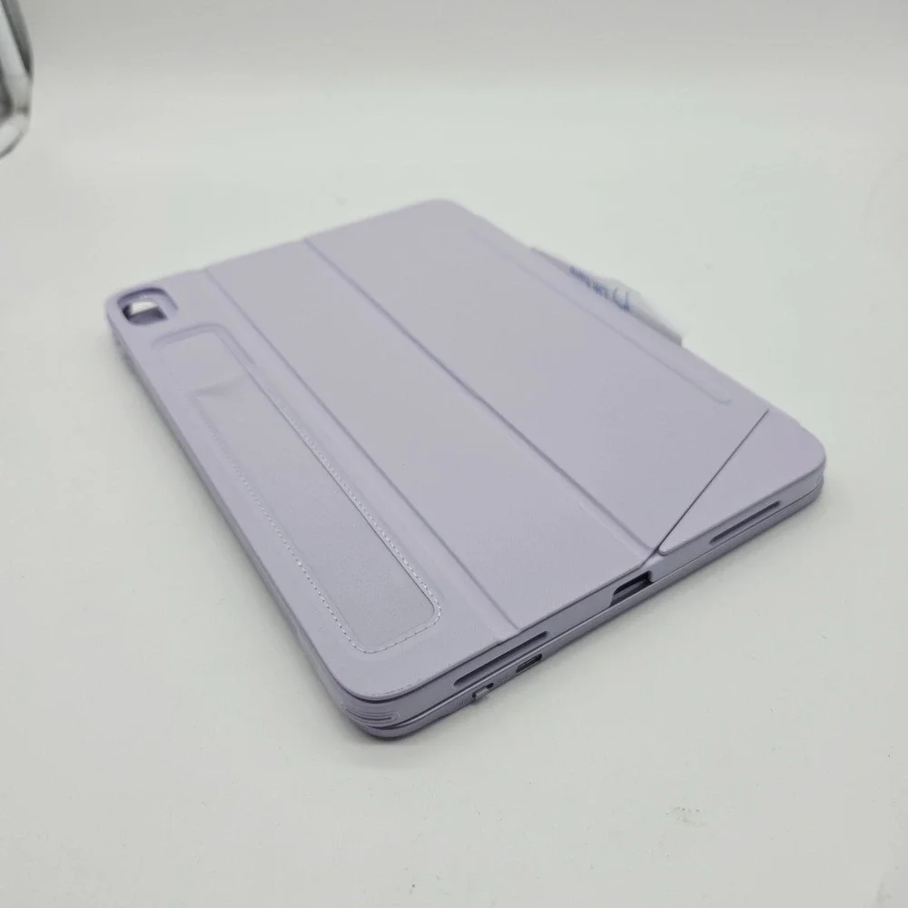 ESR iPad Air 11 Case Detachable Keyboard Multi-Angle Stand Purple M4 M3 M2
